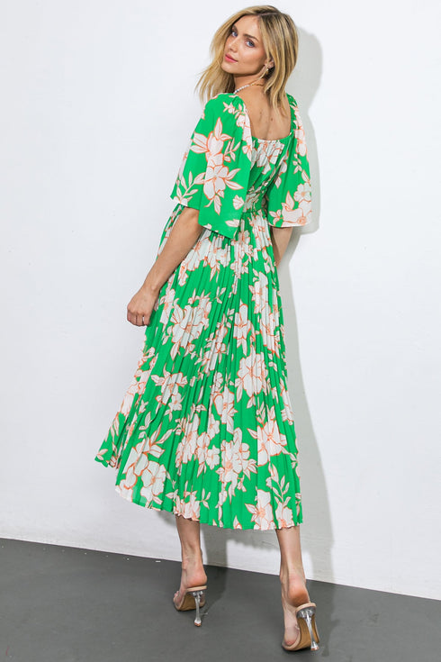 message-in-a-bottle-woven-midi-dress Flying Tomato-Sophia's Style-5